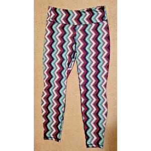 Patagonia Women's Leggings Large Yoga Workout Colorful Pattern